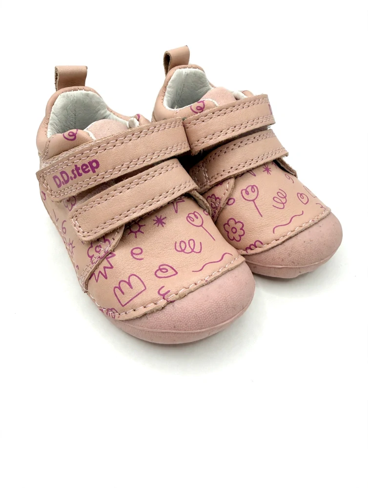 Dívčí kožené boty D.D.step - S015-61675A