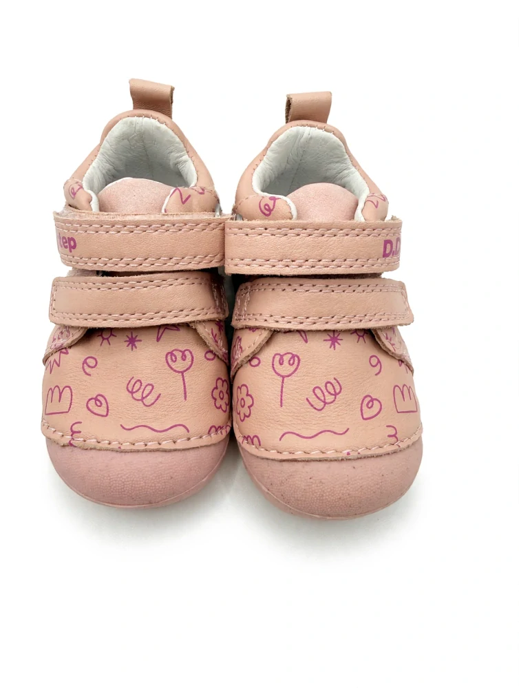 Dívčí kožené boty D.D.step - S015-61675A