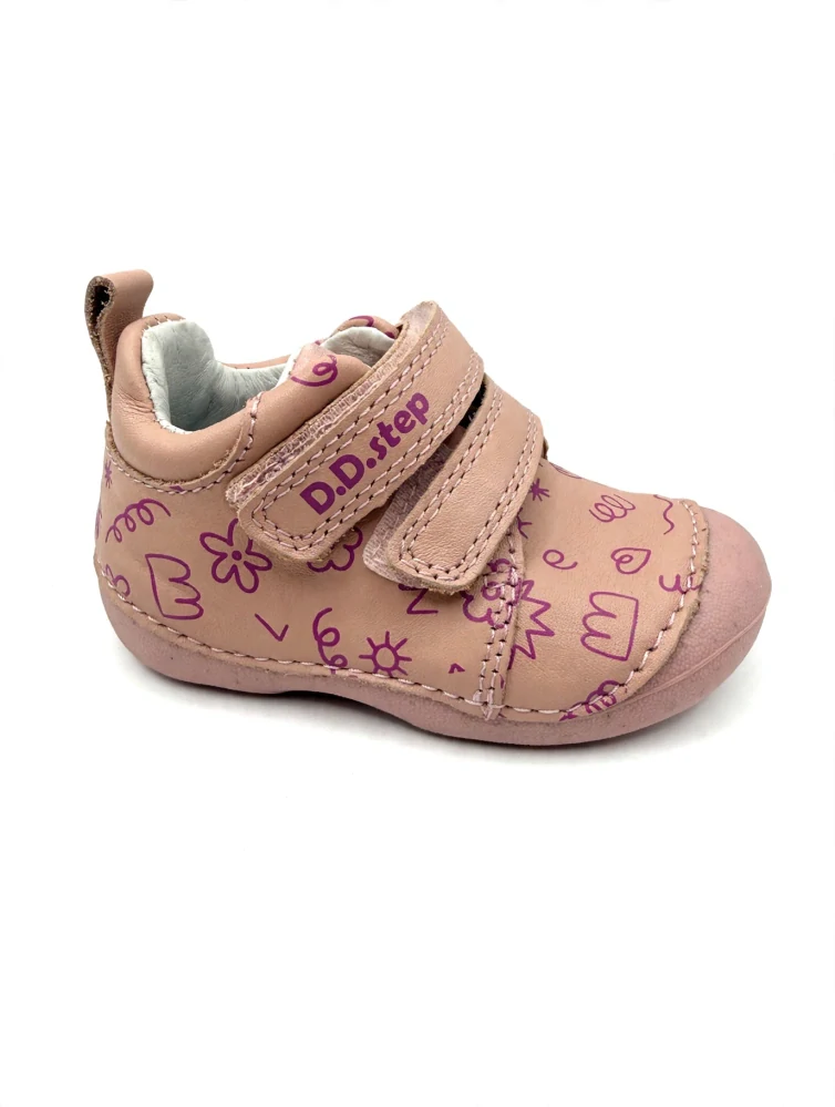 Dívčí kožené boty D.D.step - S015-61675A