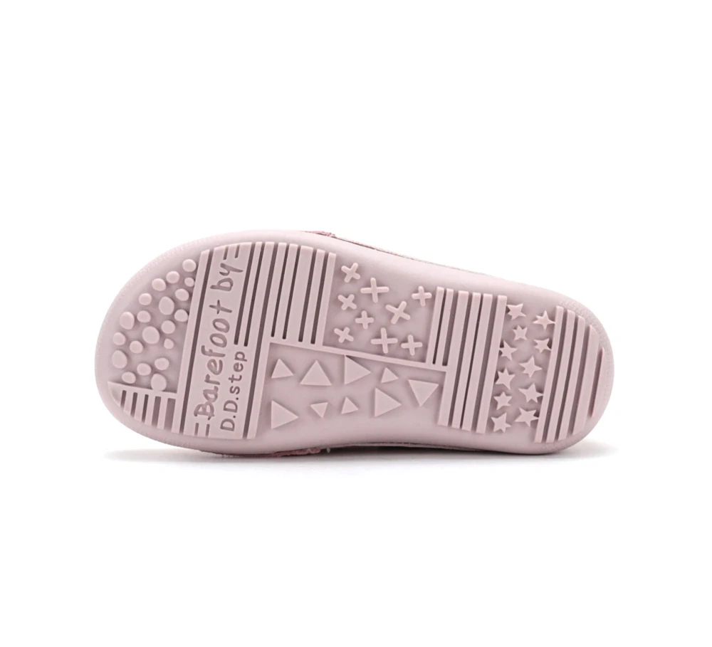 Dívčí barefootové boty D.D.step S063-62900F - světle růžová